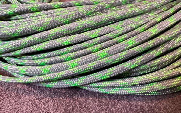 UV green and Neon Pink Paracord Flogger - Image 5