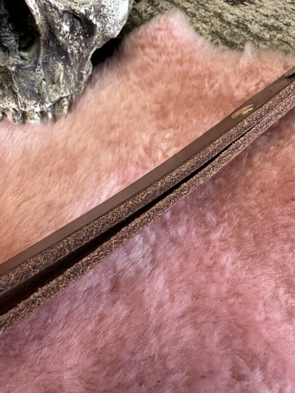 Thick Buffalo hide narrow slapper paddle - Image 3