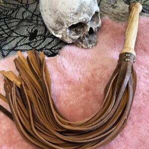 African Kudu leather flogger