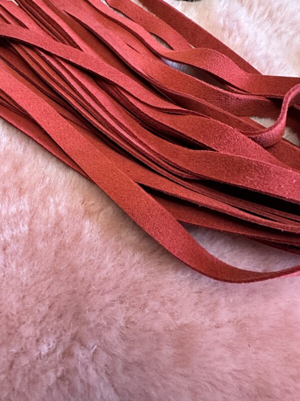 Classic red suede flogger - Image 4