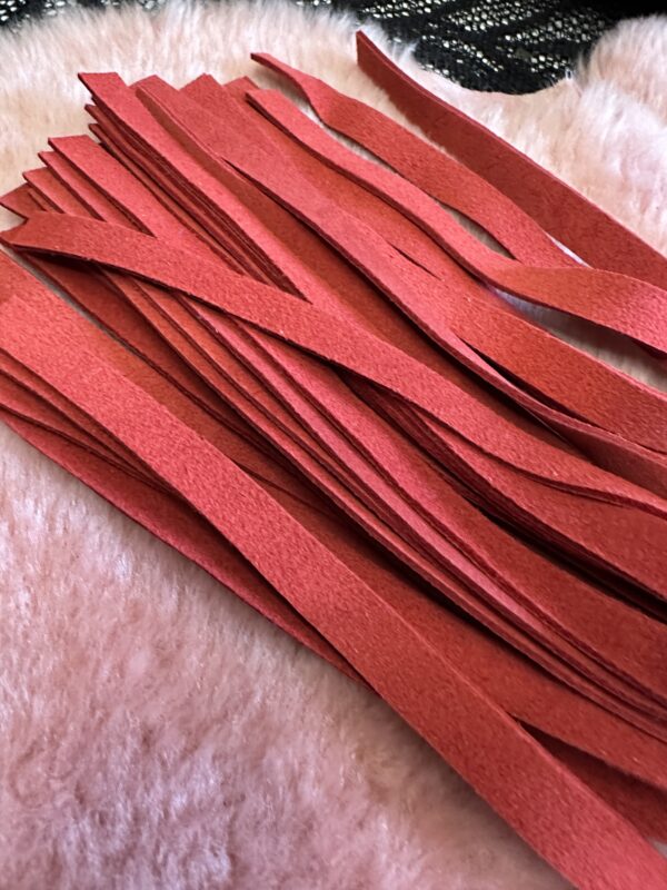 Classic red suede flogger - Image 2