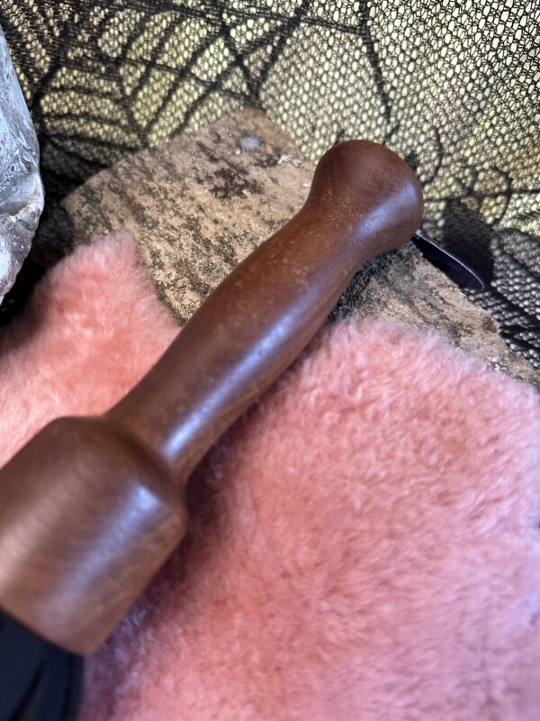 Black Nubuck Leather flogger - Image 3