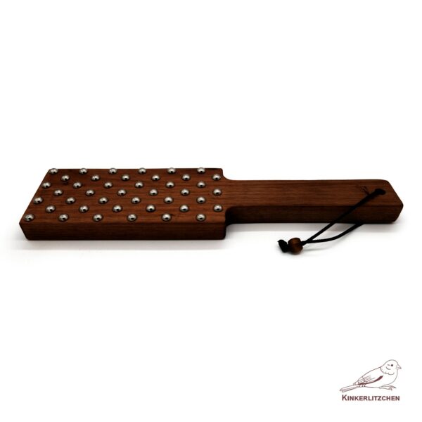 Heavy Walnut Studded Paddle - Image 2