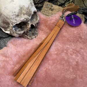 Deerskin leather pussy/dick flogger
