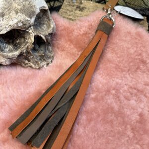 Kid leather and Suede pussy/dick flogger