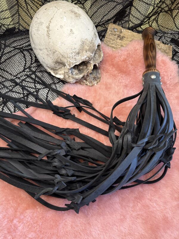 The Matt Black Bastard Flogger