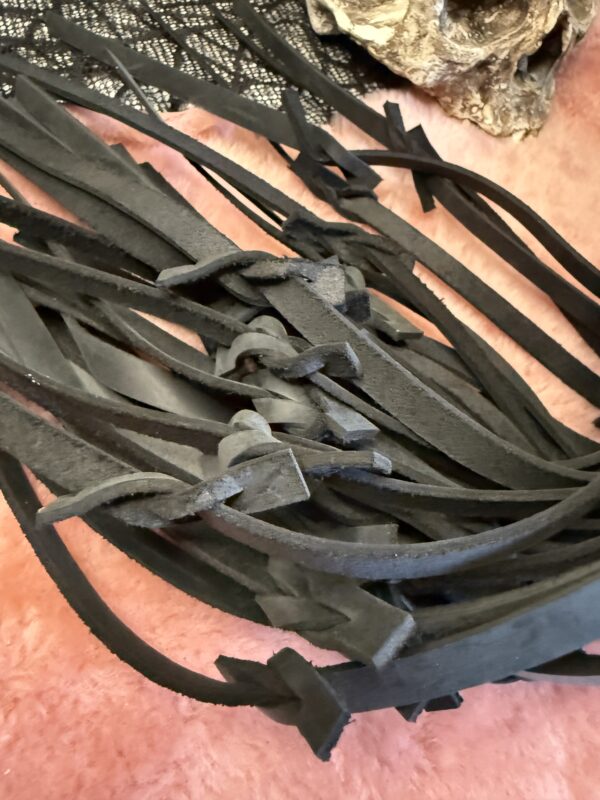 The Matt Black Bastard Flogger - Image 2
