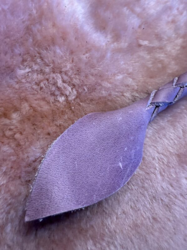 Pink Pull up leather braided Whippy - Image 2