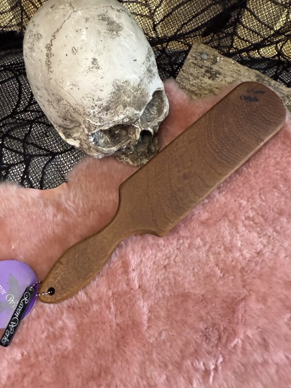 Bull nosed Mahogany spanking paddle