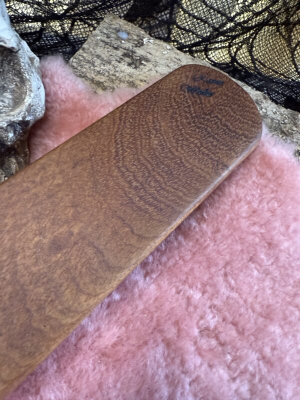 Bull nosed Mahogany spanking paddle - Image 5