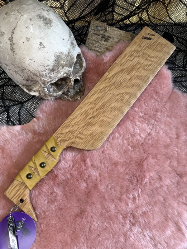 The Hardwood Cleaver spanking paddle