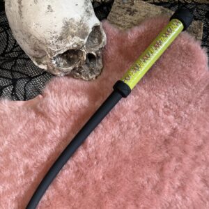 Rubber Whip with Zinger leather wrapped handle