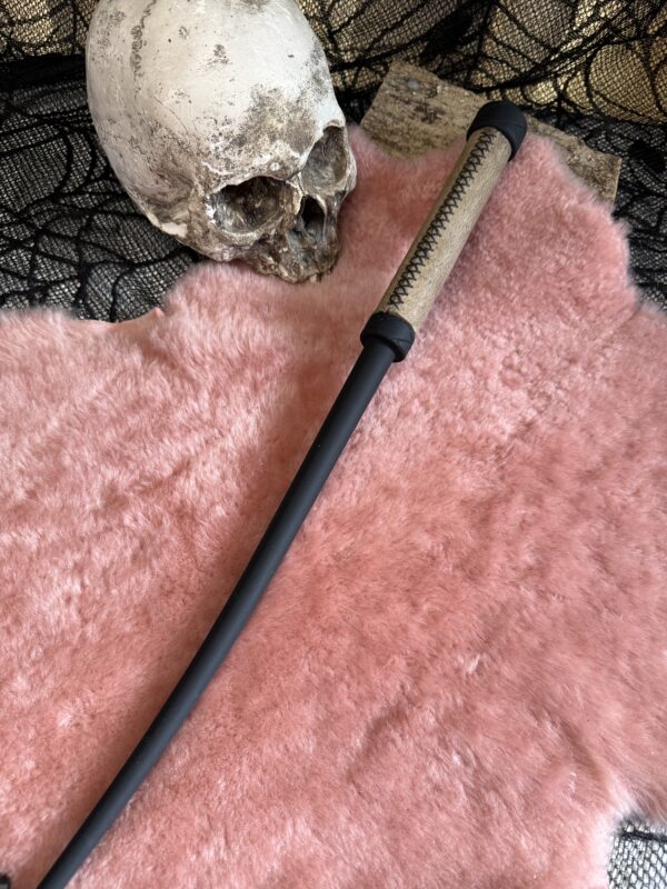 Rubber Whip with African Kudu wrapped handle
