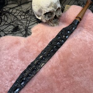 Short Alligator Back strap Dragon Tail whip