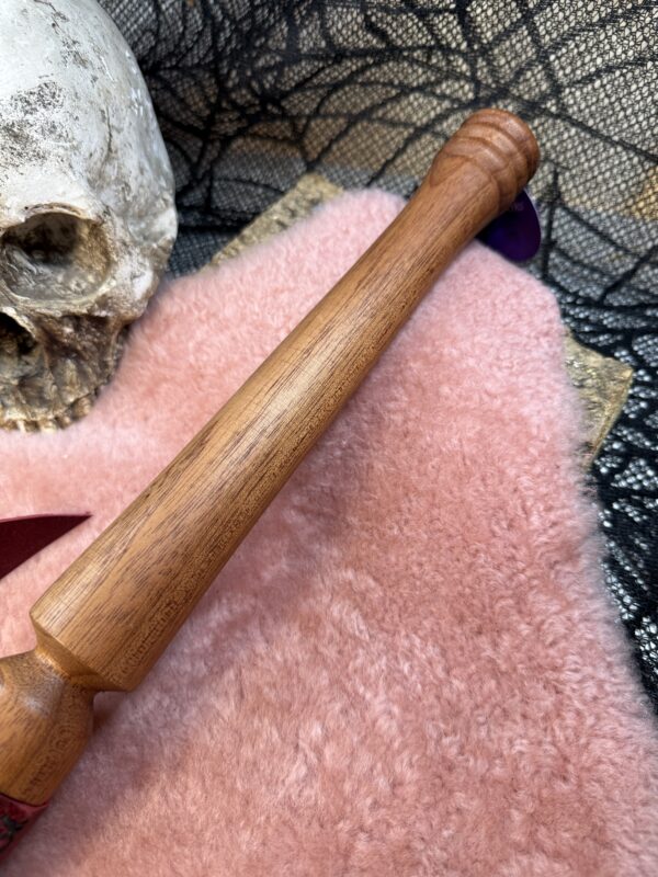 Bloody Quirt - leather traditional style Quirt with Skull studs - Image 2