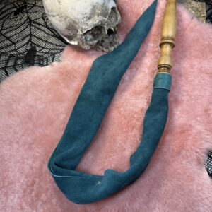 Teal Green soft leather Dragon Tail Whip