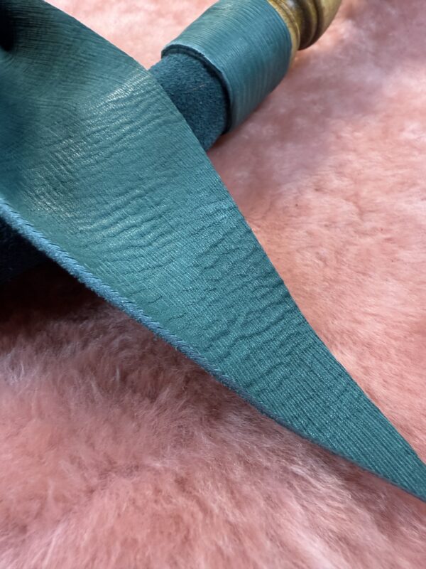 Teal Green soft leather Dragon Tail Whip - Image 5