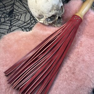 The Crimson Mercy flogger with character handle