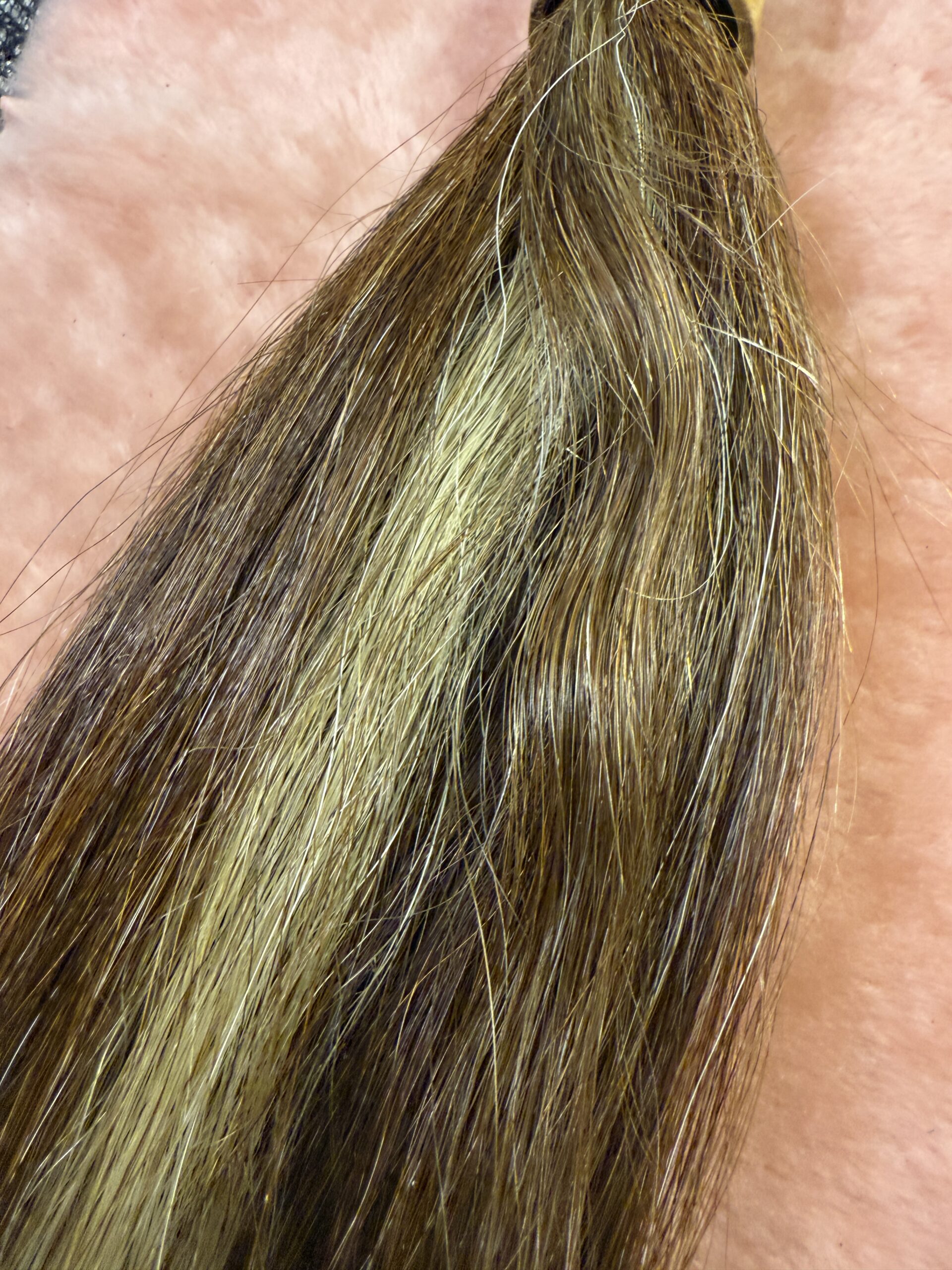 Ethically sourced Horsehair flogger with hand turned spalted handle - Image 5