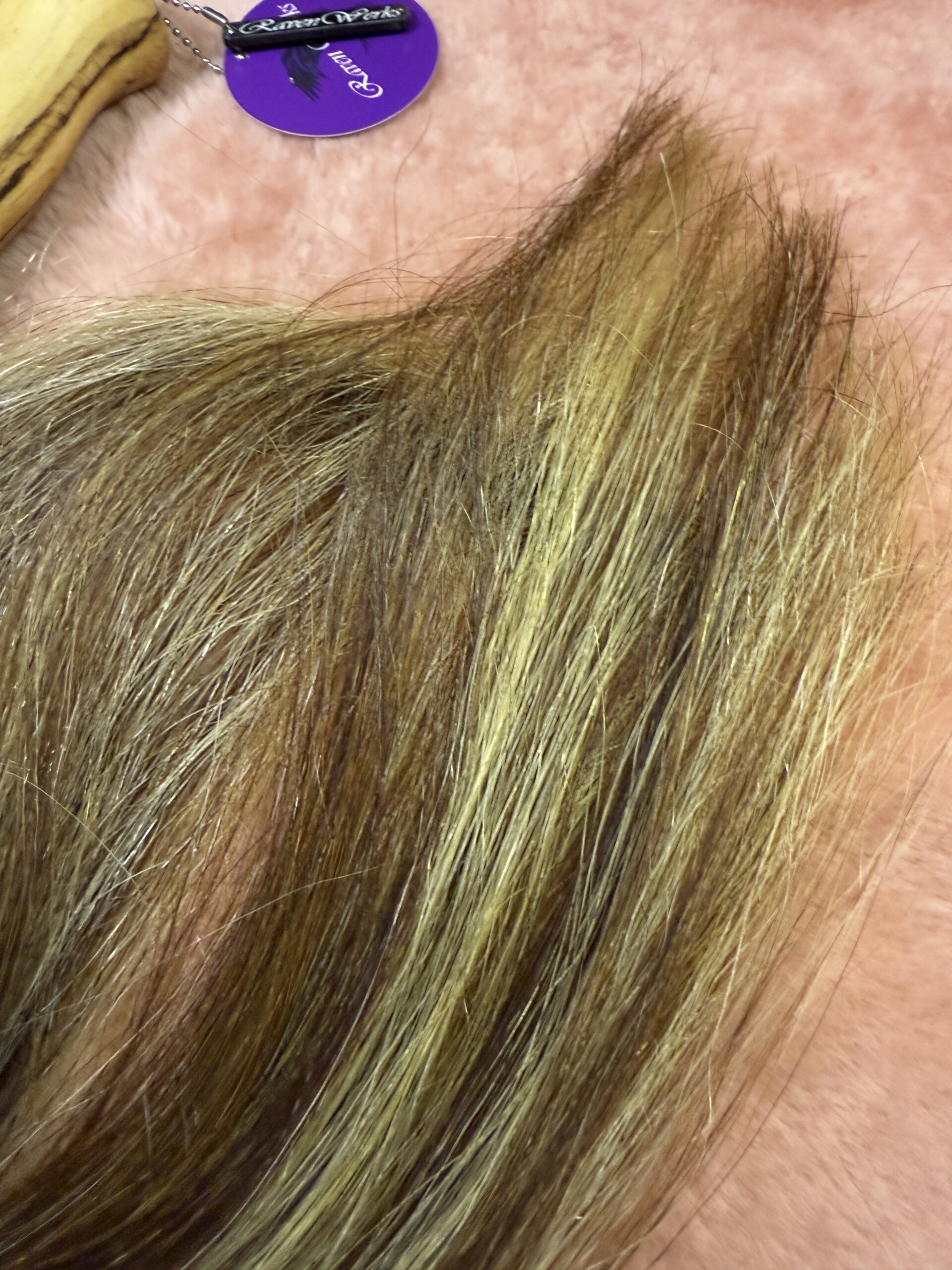 Ethically sourced Horsehair flogger with hand turned spalted handle - Image 6