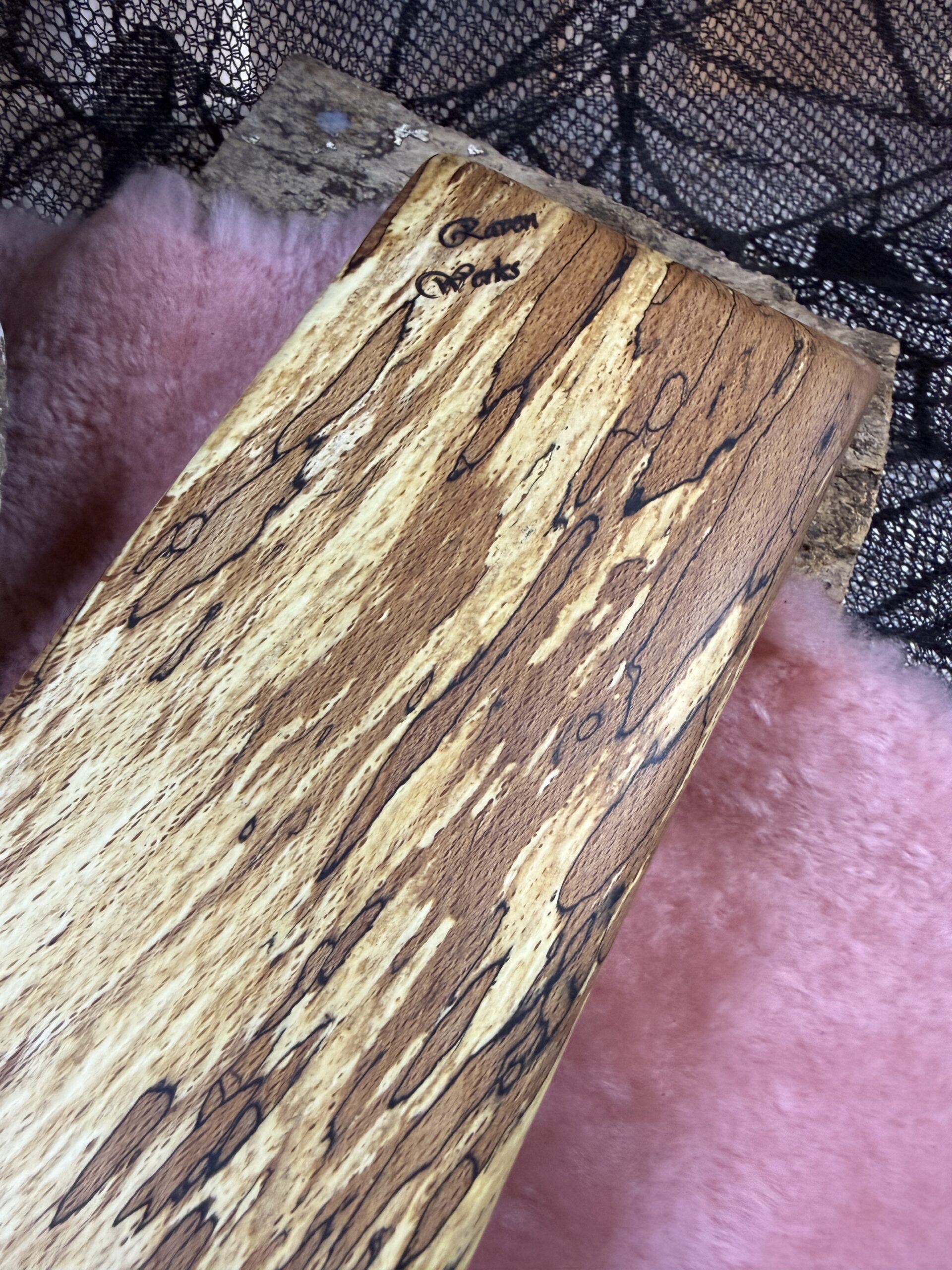 The Spalted Square Nosed Chunker paddle - Image 2