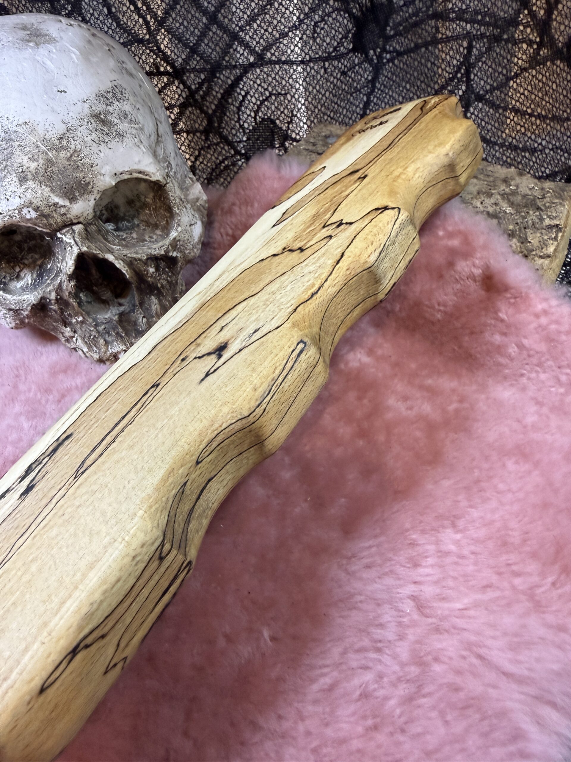 The Spalted Curvy Cleaver paddle - Image 5