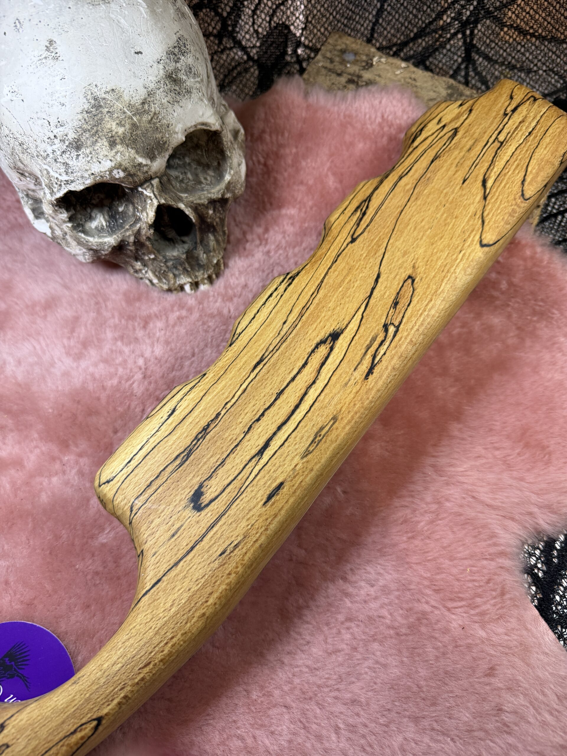 The Spalted Curvy Cleaver paddle - Image 7